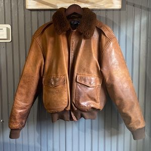 Polo by Polo Ralph Lauren leather jacket size S Men’s